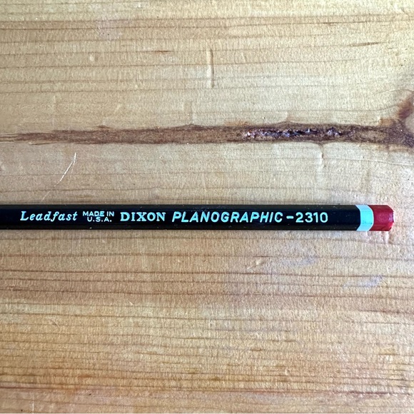 dixon Other - NOS Vintage mcm Dixon Leadfast Planograpic 2310 pencil